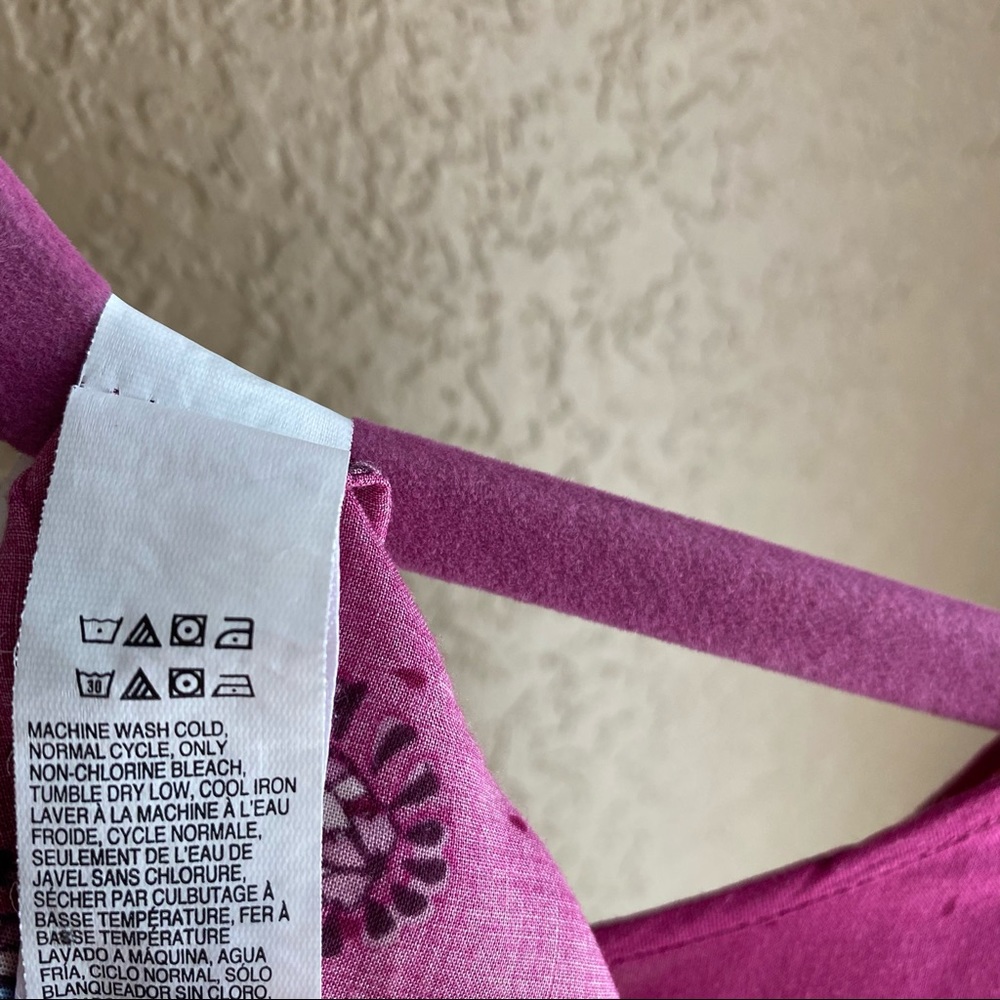 Lucky Brand Paisley 3/4 Sleeve Top - Picture 7 of 7